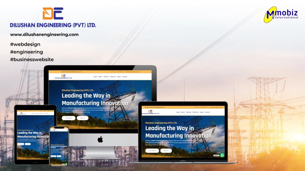 Engineering Company Website | Dilushan Engineering