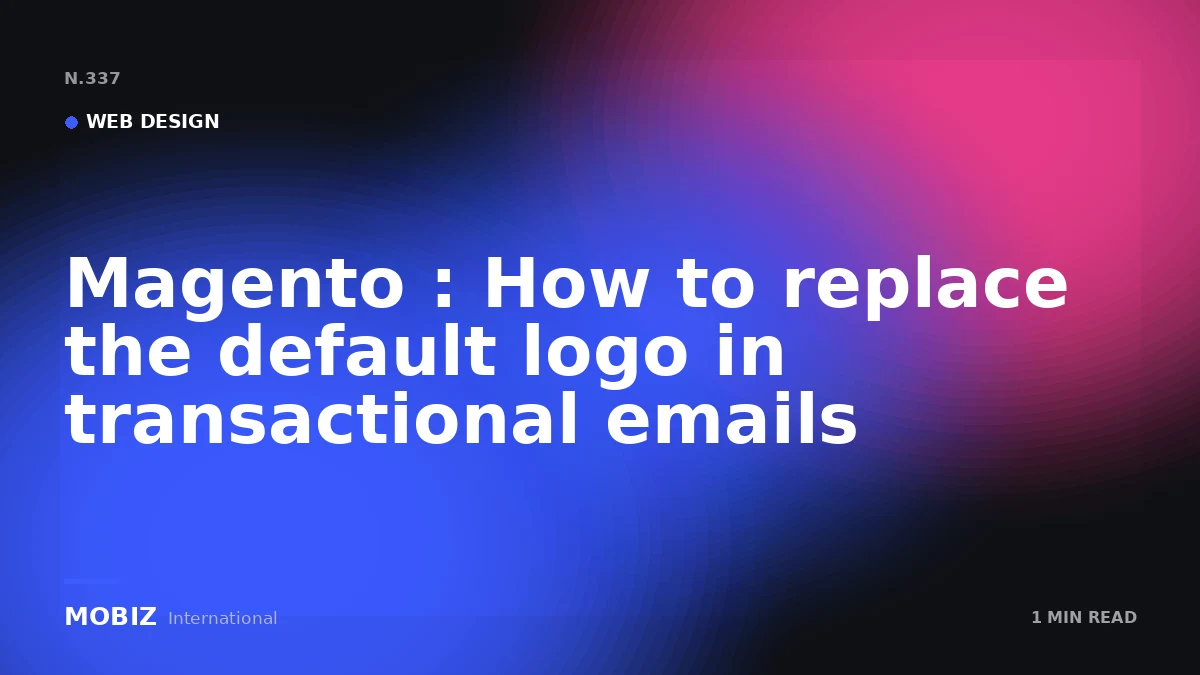 Magento : How to replace the default logo in transactional emails