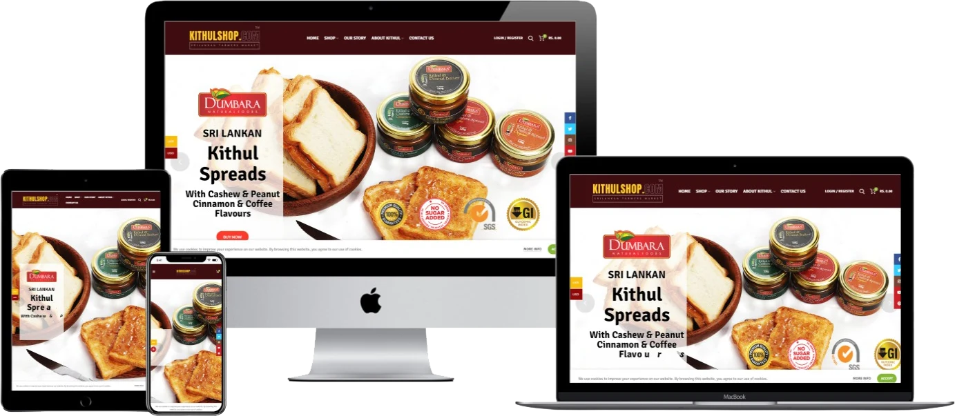 E-Commerce Website Development | Kithulshop.com