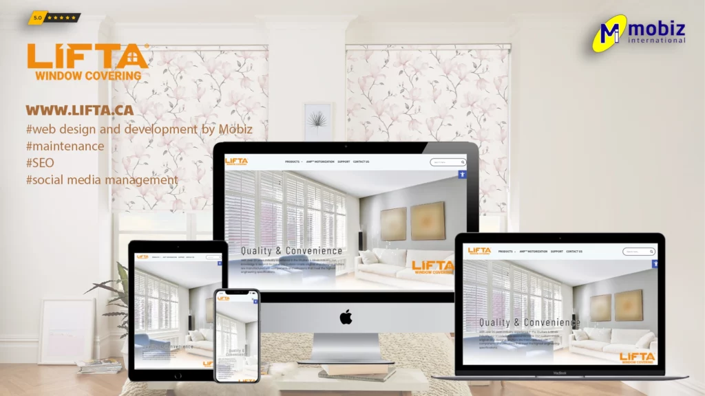 Shutter Manufacturing Website | Lifta Shutter Case Study