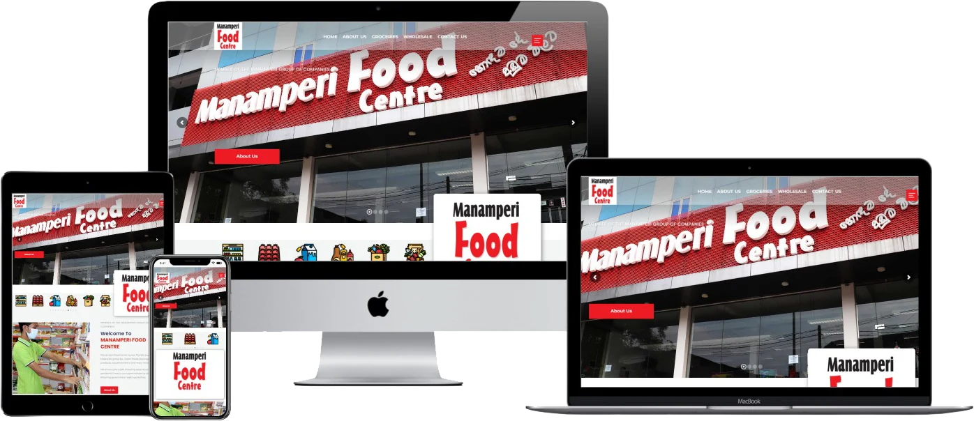 Supermarket Chain Website Sri Lanka | ManamperiFoodCentre.com