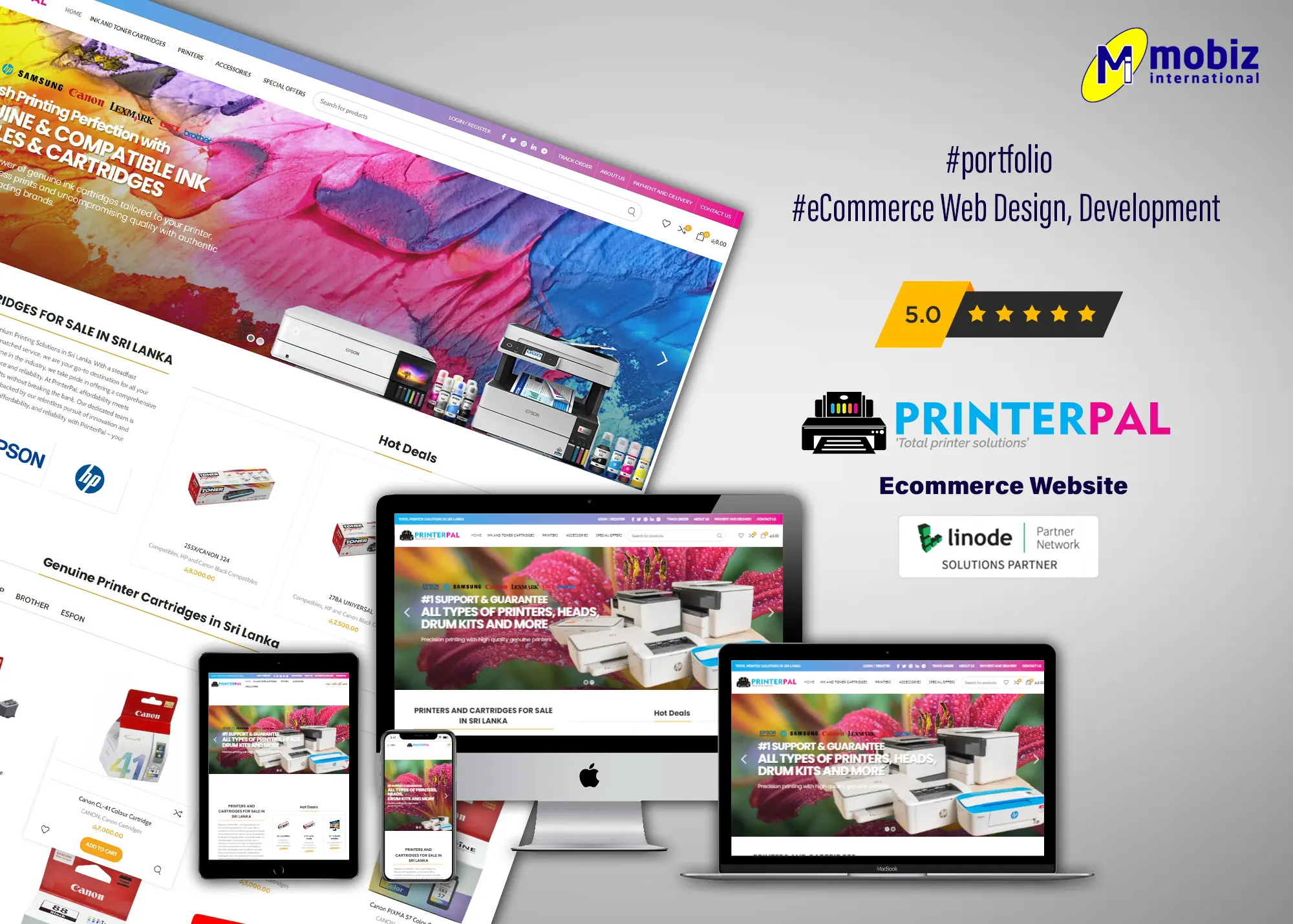 Printer Supplies E-Commerce | Printerpal.lk Case Study