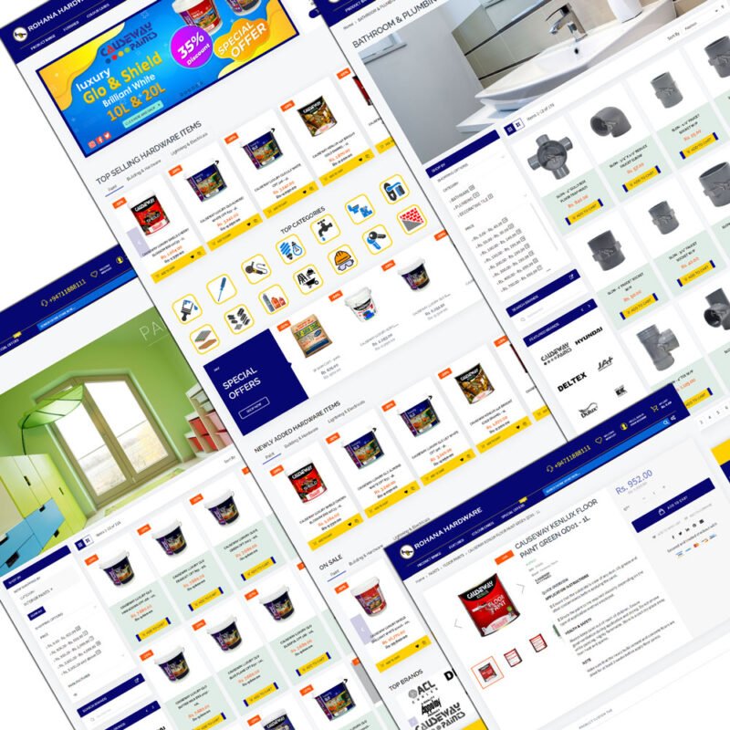 Magento E-commerce Development | Rohana Hardware Warehouse
