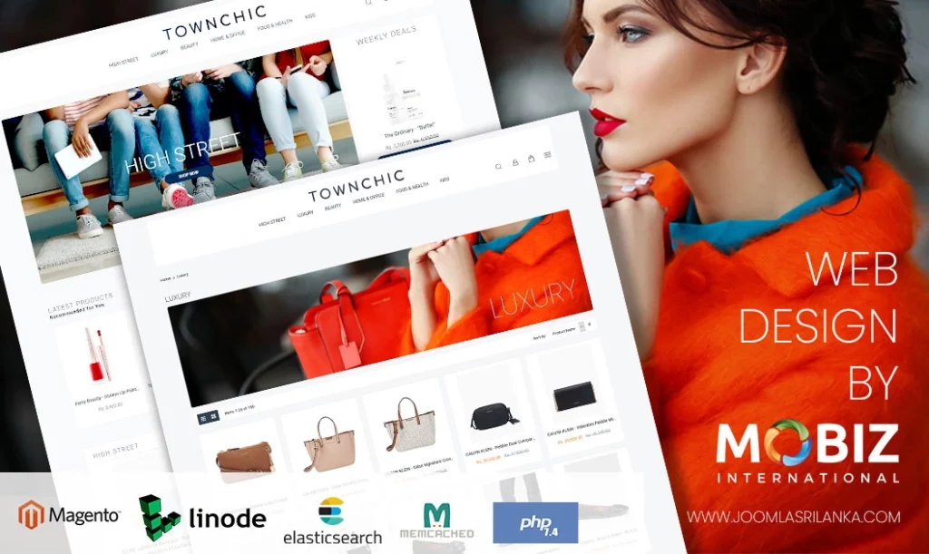 Luxury E-commerce Magento 2.4 | Townchic Case Study