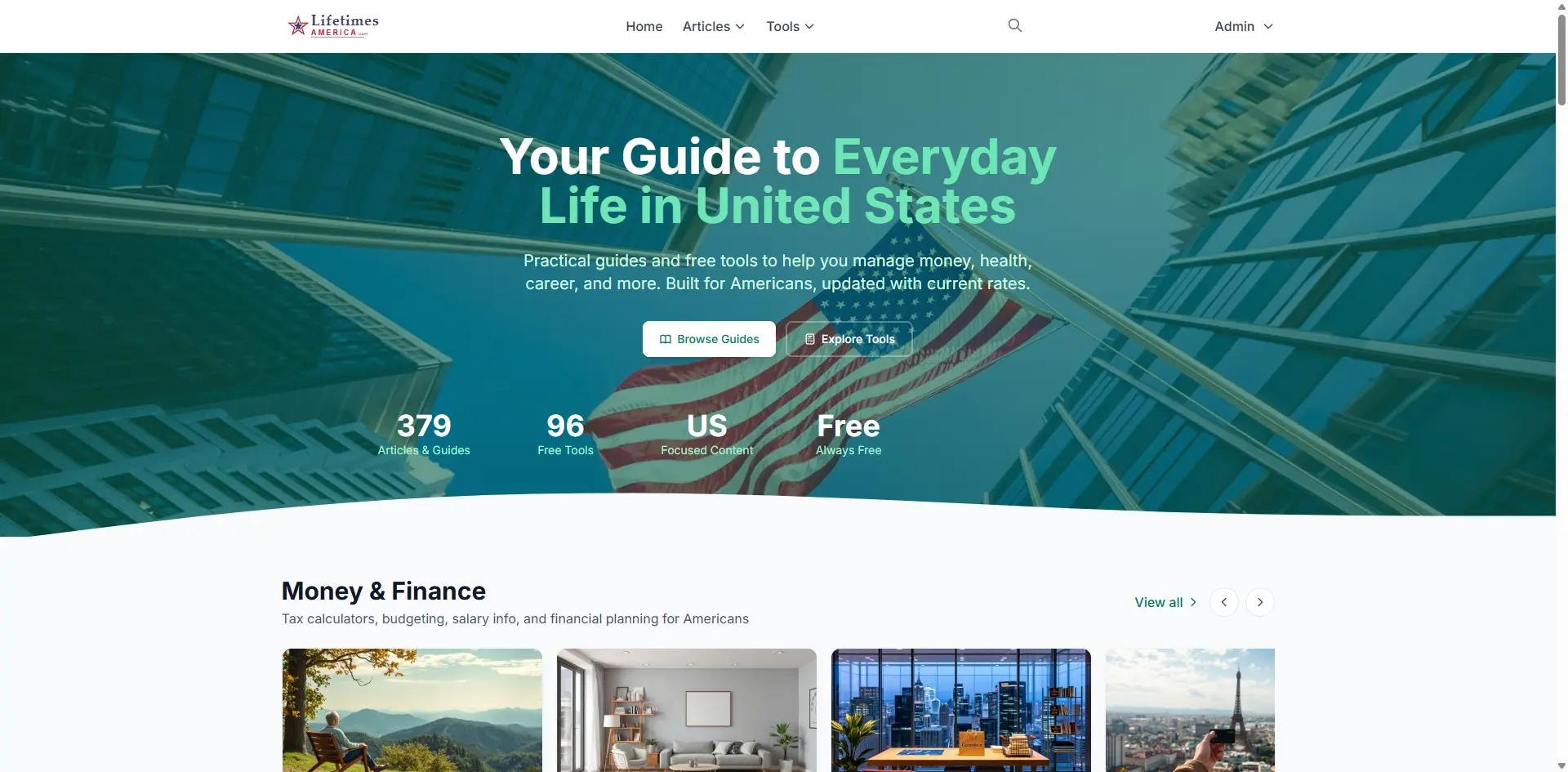 US Content & Tools Platform | Lifetimes America | Portfolio | Mobiz International
