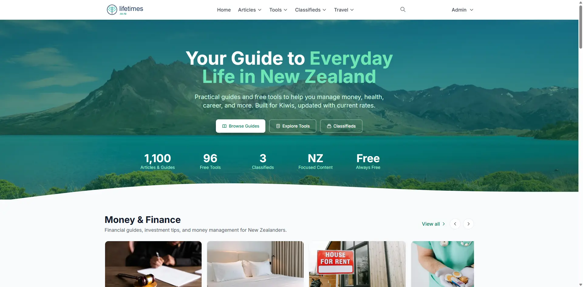 NZ Guides, Tools & Calculators | Lifetimes NZ | Portfolio | Mobiz International