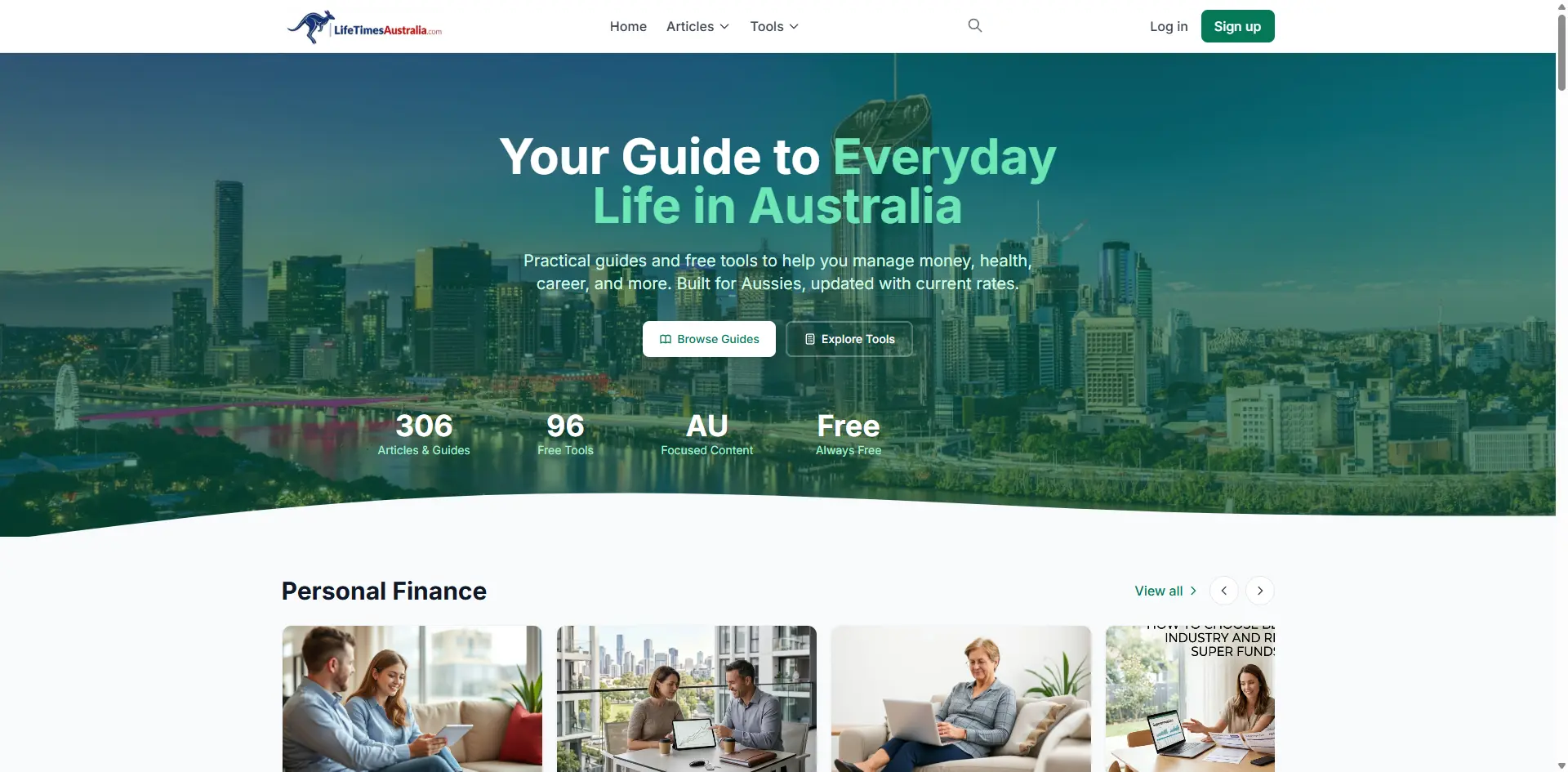 Australia Content & Tools Platform | Lifetimes Australia 
