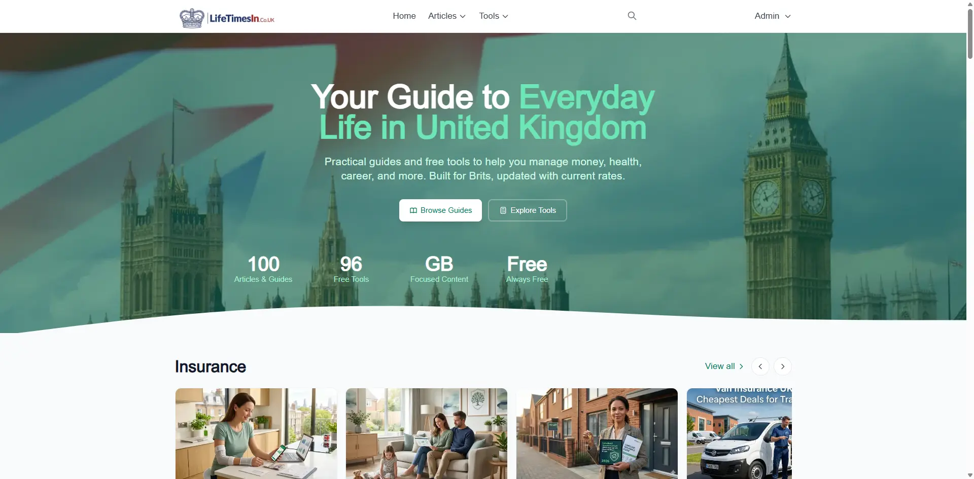 UK Money Tools & Everyday Guides | Lifetimes UK | Portfolio | Mobiz International