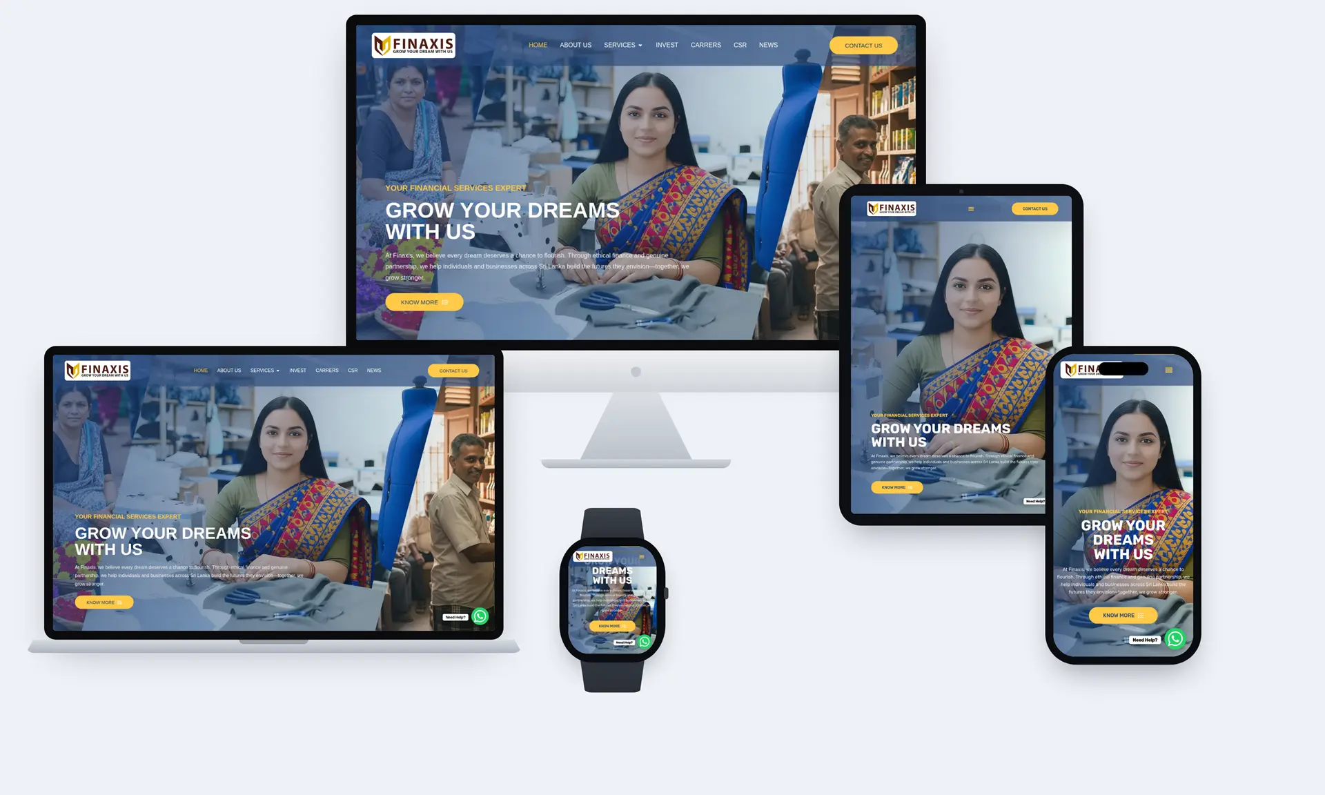 Financial Services Website | Finaxis Ethical Finance Sri Lanka Case Study