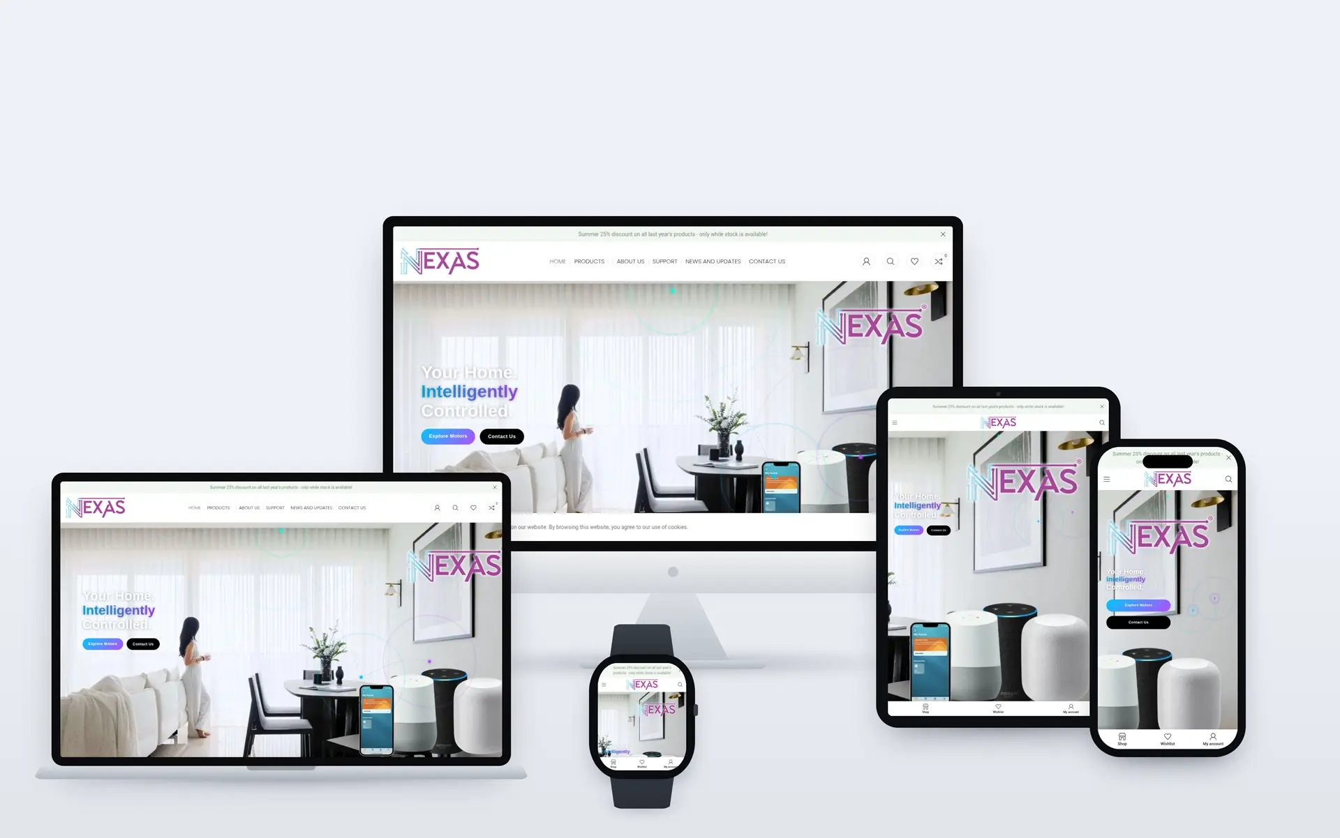 B2B Motorisation Store | Nexas Motors Smart-Home (Australia) Case Study
