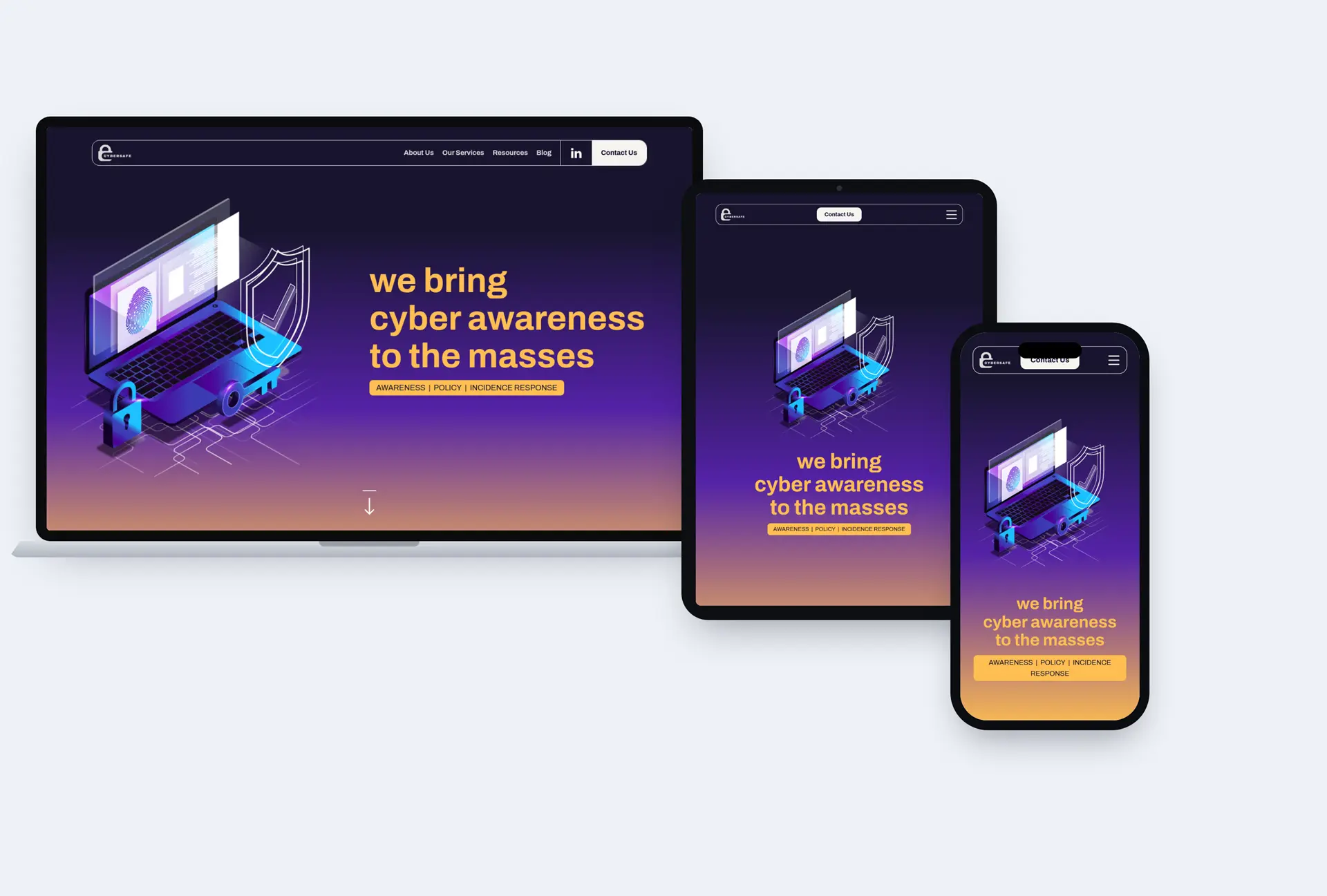 Hosting & Maintenance | CyberSafe Cyber-Security Awareness Case Study