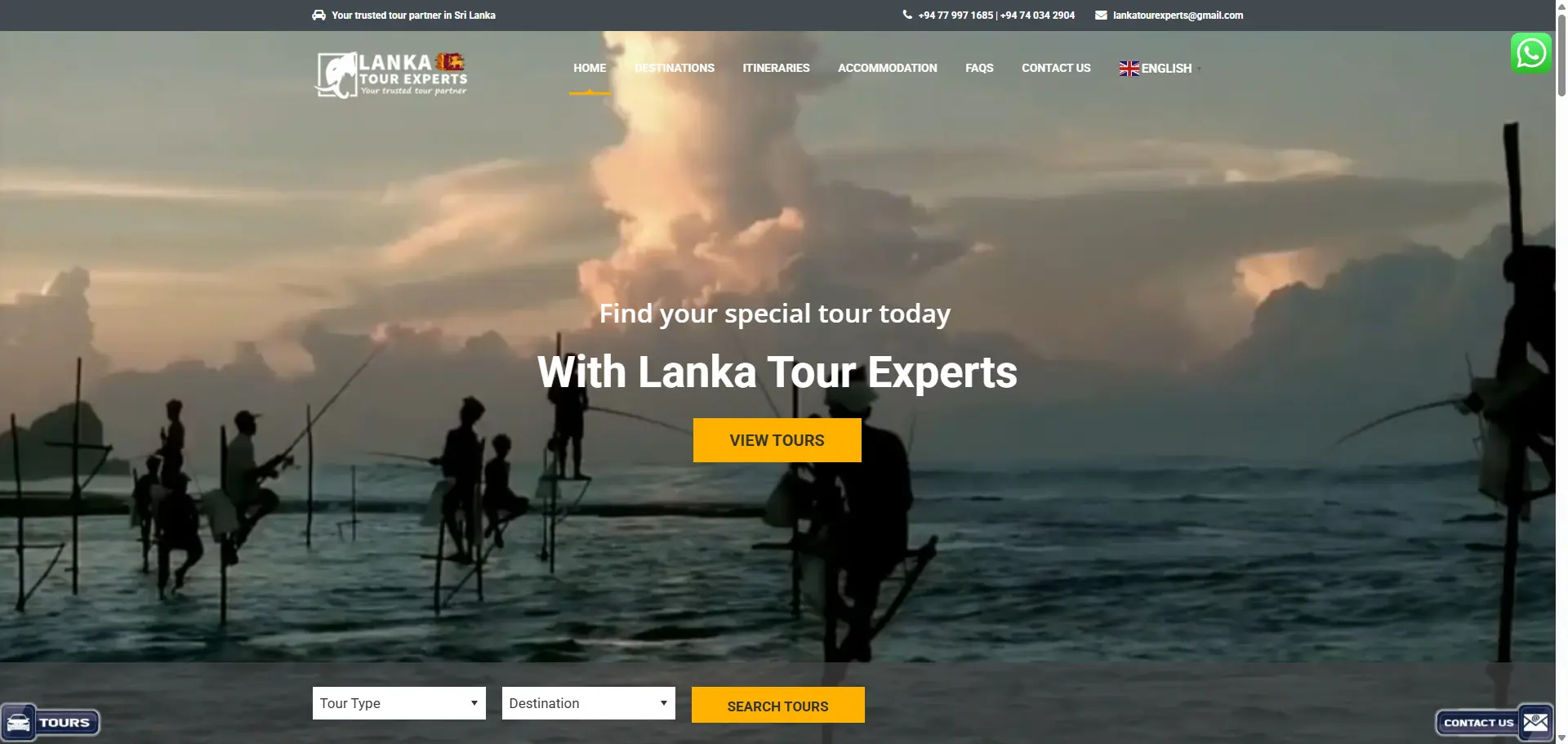 Tour Operator Online Payments