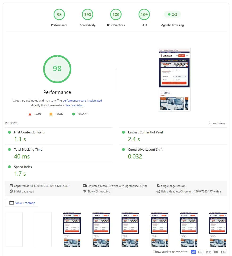 ජපන් වාහන අපනයන වේදිකාව | TOCO International | Portfolio | Mobiz International