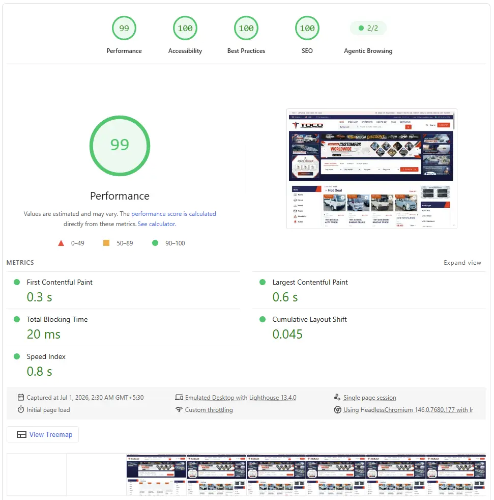 ජපන් වාහන අපනයන වේදිකාව | TOCO International | Portfolio | Mobiz International