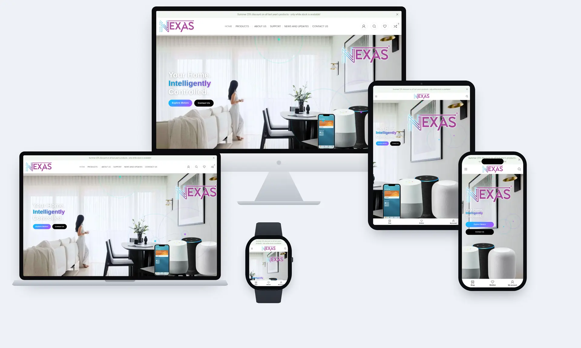 B2B Motorisation Store | Nexas Motors Smart-Home (Australia) Case Study